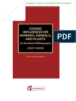 Cosmic Influences On Humans, Animals, and Plants PDF Download