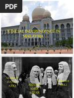 Independence of The Judiciary in Malaysia