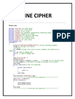 Affine Cipher: Project Code