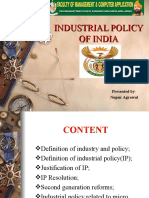 Industrial Policy of India