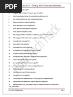 Download XSS Dorks List 2017 - Finding XSS Vulnerable Websites - HowTechHack by Muchammad Rizaldy Fachrullah SN357896575 doc pdf