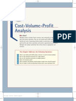 Cost Volume Analysis