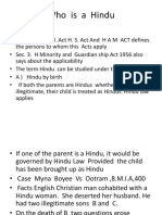 Persons Governed by Hindu Law