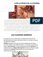 MITA MINERA Y LAS CIUDADES DE POTOSÍ Y HUANCAVELICA