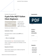 O Guia Paho MQTT Python Client-Beginners