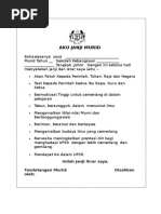 Aku Janji Murid Kepada Guru