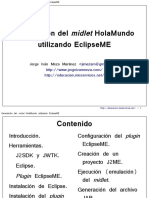 Generacion Del Midlet Holamundo Utilizando Eclipseme