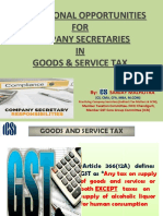 Role of CS in GST