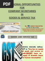 Role of CS in GST