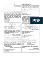 LATIHAN SOAL UN Kls IX Memo, Surat Dinas Dan Surat Pribadi