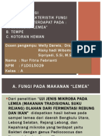 Tugas Mikologi Berikan Karakteristik Fungi Yang Sering Terdapat Pada A. Makanan Lemea B. Tempe C. Kotoran Hewan