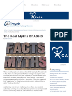 The Real Myths of ADHD - AllPsych
