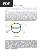 Shuttle Vectors and Expression Vectors