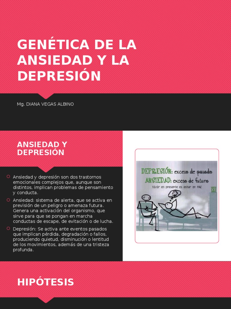 Genética de la Depresión y Ansiedad | PDF | Serotonina | Depresión ...