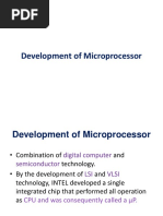 Development of Microprocessor