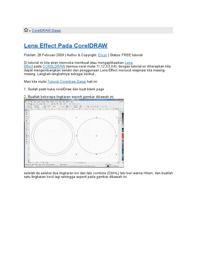 CorelDRAW Dasar | PDF