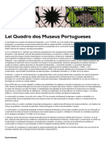 DGPC - Lei Quadro Dos Museus Portugueses
