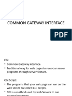 Common Gateway Interface