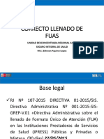 Llenado Del Formato Único de Atención FUA y HIS