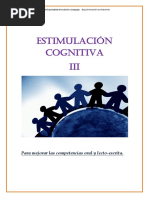 ESTIMULACIÓN COGNITIVA