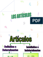 Articulos Indefinidos y Definidos