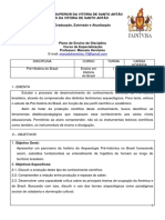 Faintvisa - Pos de História - Programa Da Disciplina Em Ensino de Pré-história