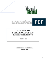 Manual de Capacitacion. Tomo II PDF