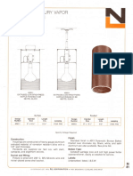 NL Corporation M3611-M3651 175w MV R40 Cylinder Spec Sheet 10-75