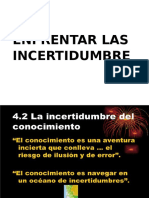 Enfrentar Las Incertidumbre Folosifia