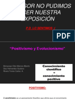 Positivismo y Evolucionismo