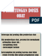 Perhitungan Dosis II