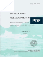 Instrucciones Oceanograficas Shoa Nvdelmar