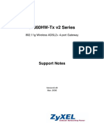 P-660HW-TX v2 Series Support Notes Arial