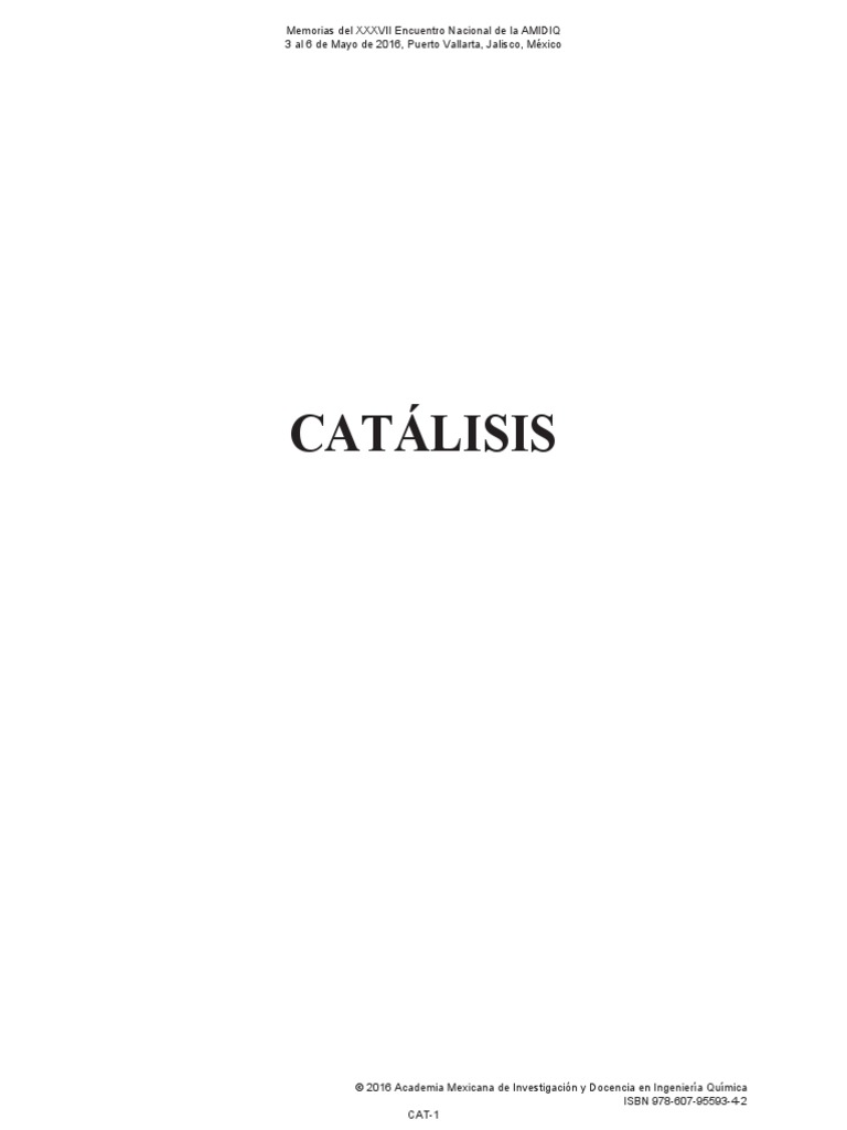 Experimentacion Catalisis, PDF, Adsorción