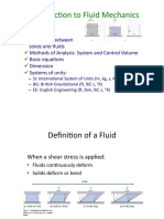 Introduc) On To Fluid Mechanics