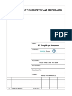 Test Procedure Batching Plant Certification R1