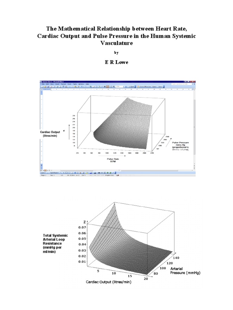 Heart Rate, Cardiac Output, and Pulse Pressure | PDF | Diastole | Blood ...