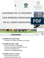 Acciones de SAGARPA Con Energía Renovable en El Campo Mexicano (FIRCO)