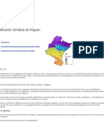 Clasificación Climática de Köppen