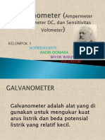 Galvanometer (Ampermeter DC, Voltmeter DC