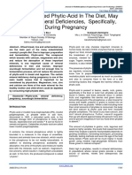 high unreated phytic-acid in the diet, may lead to mineral deficiencies, specifically during pregnancy, somayeh zaminpira , sorush niknamian