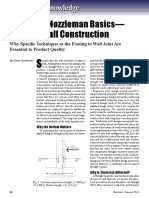 Shotcrete Nozzleman Basics - Vertical Wall Construction