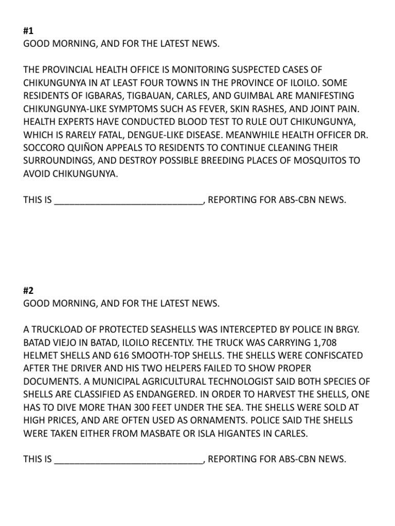 ABSCBN Script (English) PDF Mangrove Nature