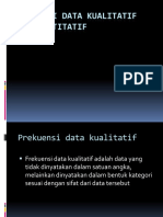 Prekuensi Data Kulitatif