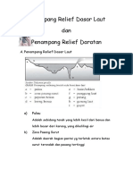 Penampang Relief Dasar Laut