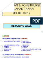 II. Kuliah Retaining Wall