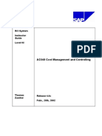 R/3 System Instructor Guide Level 02: AC040 Cost Management and Controlling