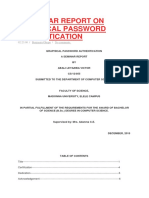 A Seminar Report On Graphical Password Authentication
