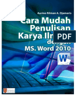 Buku Cara Mudah Penulisan Karya Ilmiah Dengan MsWord 2010 PDF