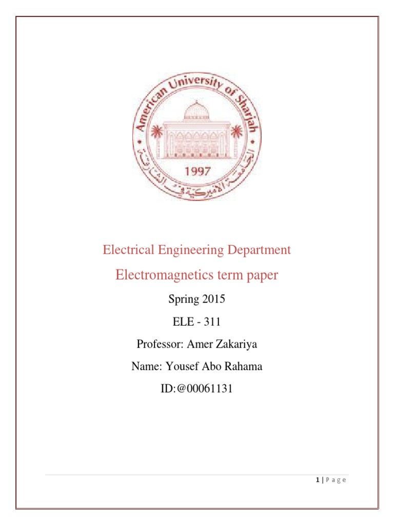Electromagnetism Project | PDF | Inductance | Capacitor